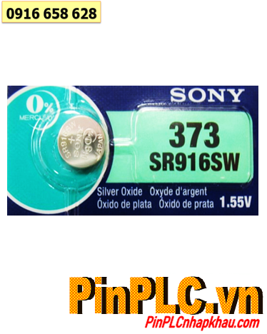 Sony SR916SW _Pin 373; Pin đồng hồ 1.55v SIlver Oxide Sony SR916SW _Pin 373